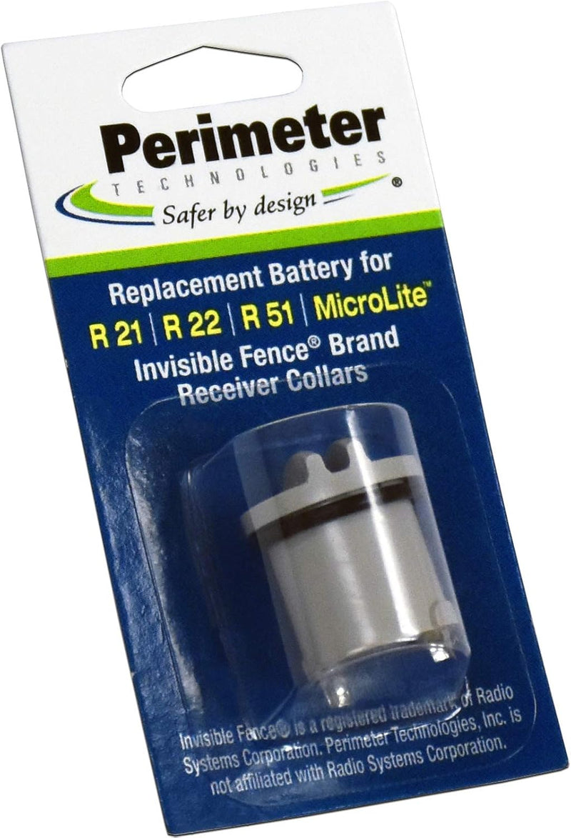 Perimeter Technologies Invisible Fence Compatible R21, R22, R51 and Microlite Dog Collar Battery