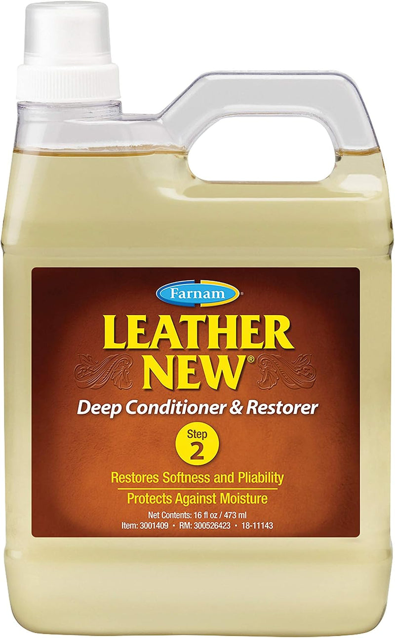 Farnam Leather New Easy-Polishing Glycerine Saddle & Leather Cleaner, 32 oz