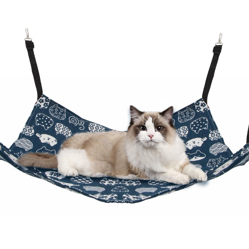 NIEITRK Cat Hammock & Swing - Indoor Kitten Bed & Accessories for Cat Crates & Pet Cage