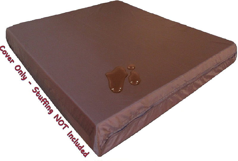 Dogbed4less 2 Pack Internal Duvet Case Waterproof Zipper Dog Bed Cover for Jumbo Large 55