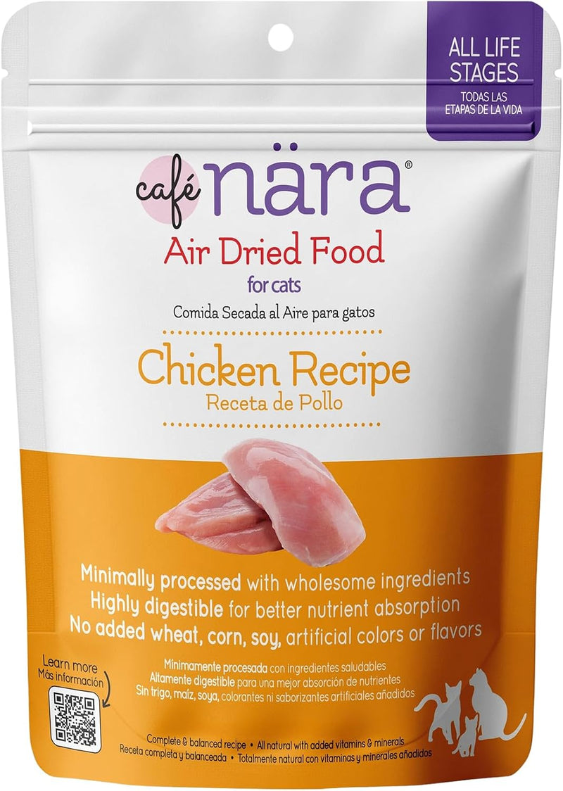 Café Nara Air Dried Cat Food, Chicken Recipe, 5 oz Bag