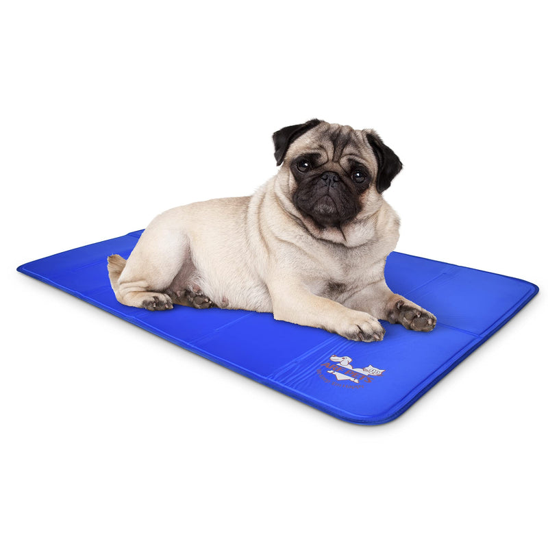 Arf Pets Dog Cooling Mat 23” x 35” Pad for Kennels, Crates, Beds, Non-Toxic, Durable Solid Self-Cooling Gel, No Refrigeration or Electricity Needed