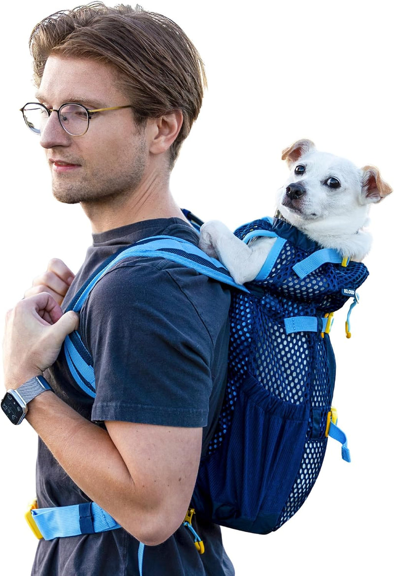 K9 Sport Sack Kloud - Extra Small, Blue - Ideal for Dogs with 9-12” Back Length - Ultra-Light Mesh Backpack Carrier with