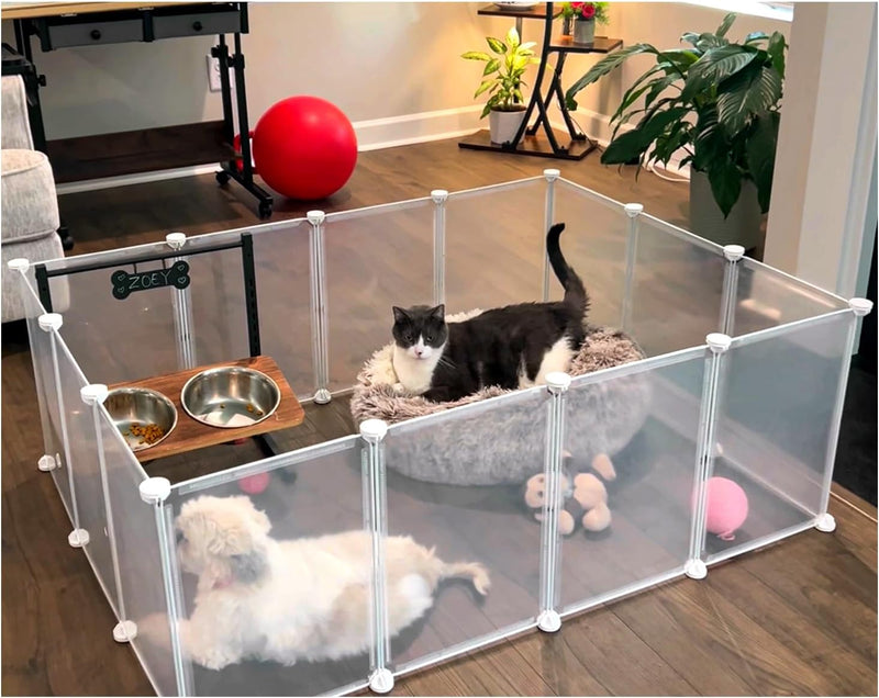 Modular Small Pet Playpen, 14 Panels, 16.5