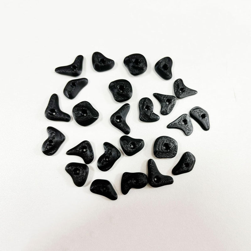 24Pcs Rock Climbing Holds for Bearded Dragons,Reptiles Toy Rock Wall Holds,6 Multi-Size Climbing Rock Wall Grips for Bea