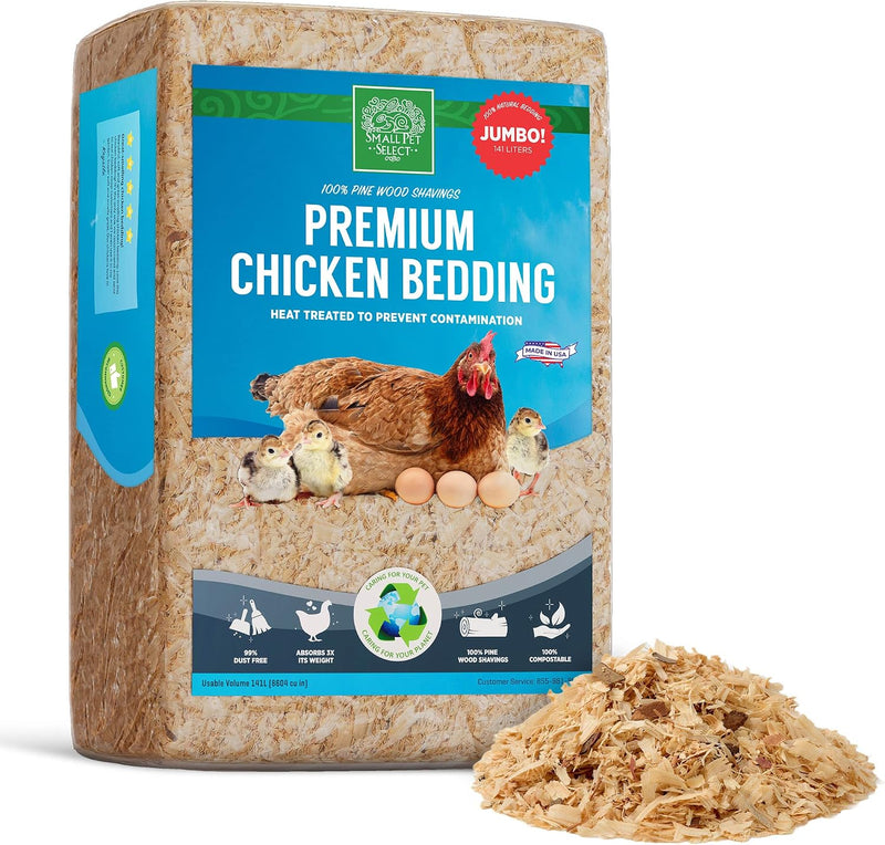 Small Pet Select Pine Shavings Chicken Bedding, Chicken Coop Bedding, Wood Shavings, Great for Hen Nesting Boxes and Chi