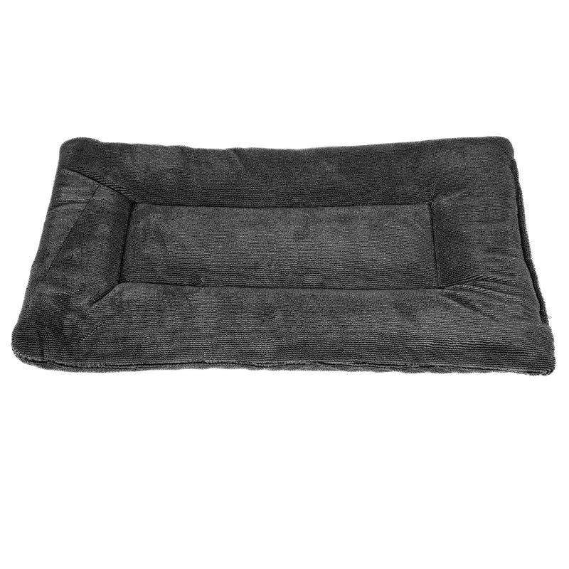 Petmate Aspen Pet Rectangular Kennel Mat, Dark Gray, for 19' Crates, 16.0