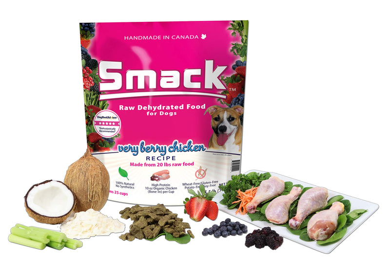 Berry Chicken Dog Food by Smack