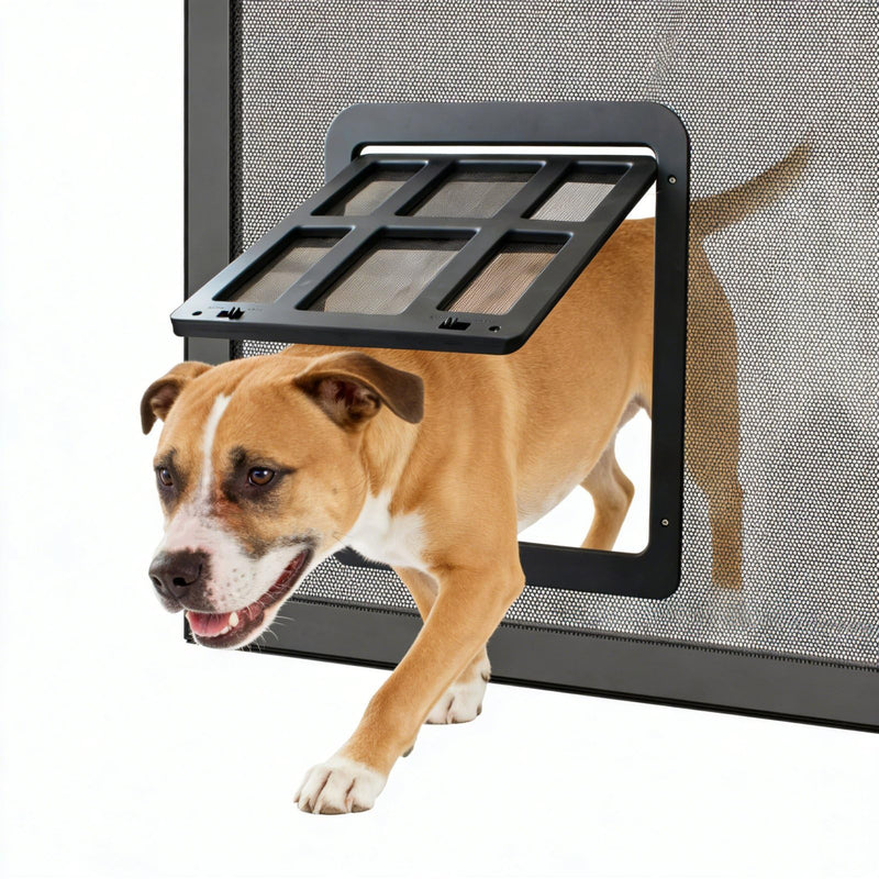 Enjoying Dog Door for Screen Doors, Passage Opening 11.2