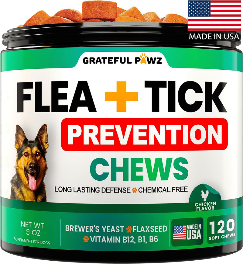 Flea and Tick Prevention for Dogs Chewables, Oral Flea and Tick Control