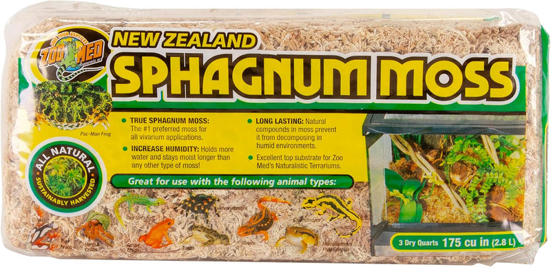 Zoo Med Laboratories New Zealand Sphagnum Moss, Black