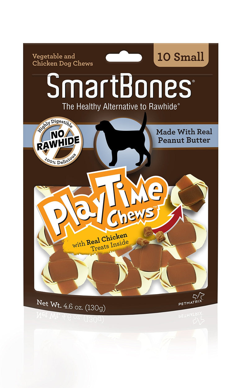 SmartBones DoubleTime Rolls and Playtime Chews, Treat Your Dog to a Rawhide-Free Chew Made with Real Meat and Vegetables