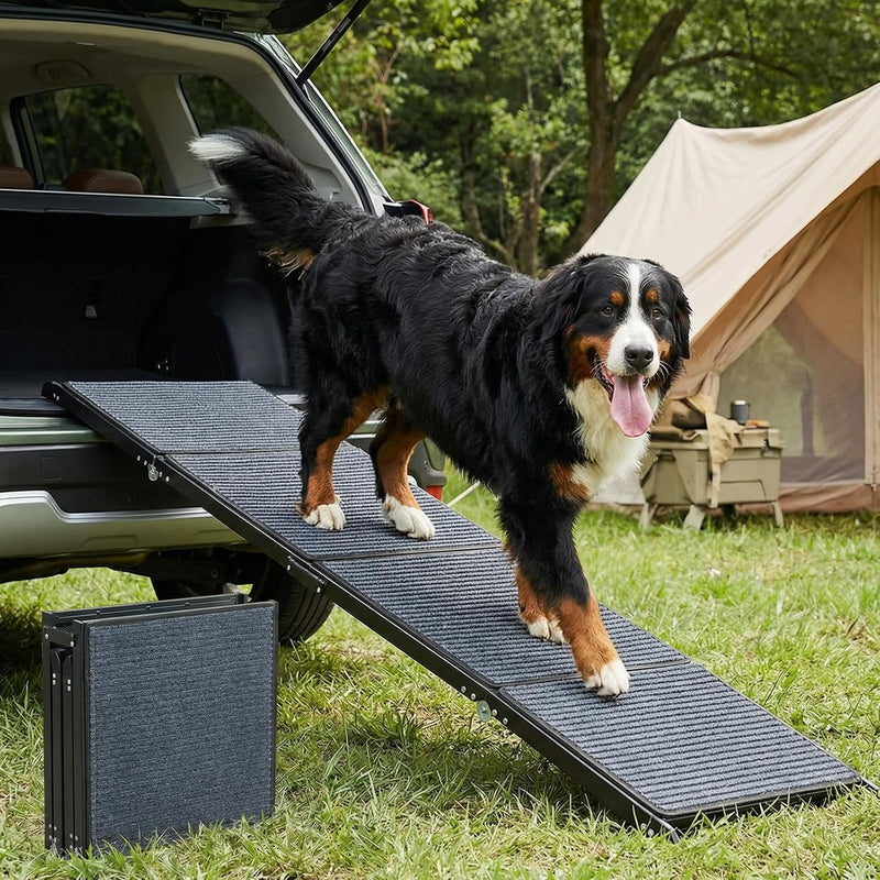 Veehoo Foldable Dog Ramp for Car Truck SUV Extra Large Wide 79