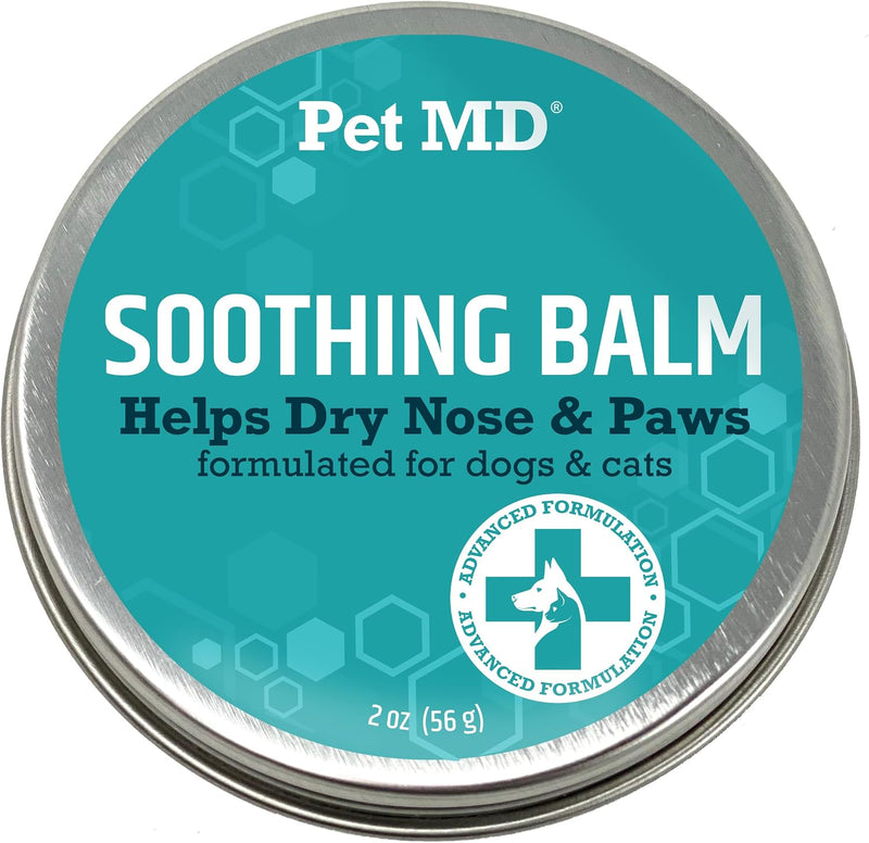 Pet MD Soothing Balm - Cat & Dog Elbow, Nose, and Paw Pad Balm - 2oz