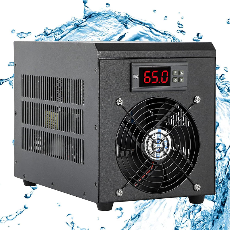 Poafamx 16Gal Aquarium Chiller, Small Water Chiller with Electronic Cooling