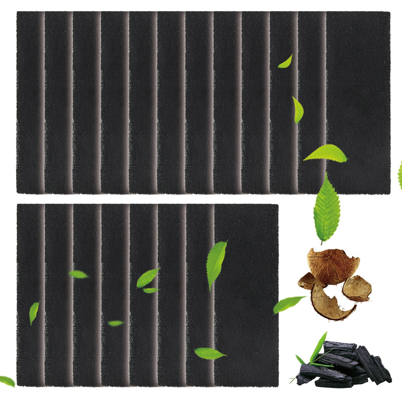 Meinuo 20 Pack Carbon Filters Compatible with Litter Robot 3 Replacement Activated Charcoal Filters Effective Odor Control Litter Box Freshener Keep Home Fresh