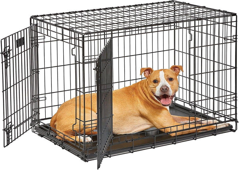LifeStages by MidWest 36-Inch Double Door Crate, M-L Breeds, 41-70 lbs