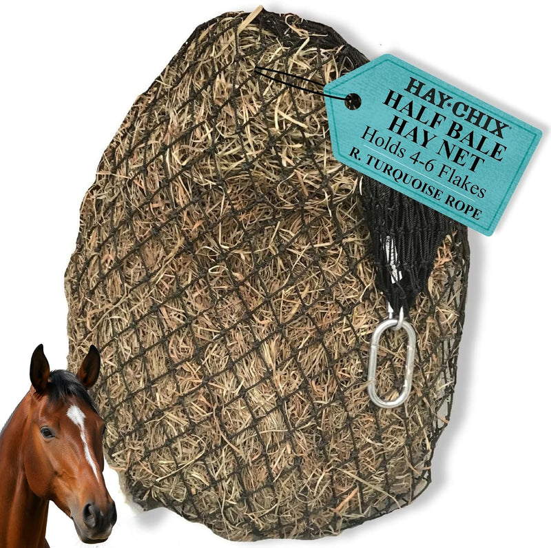 hay chix Half Bale Hay Net for Horses | 1 3/4
