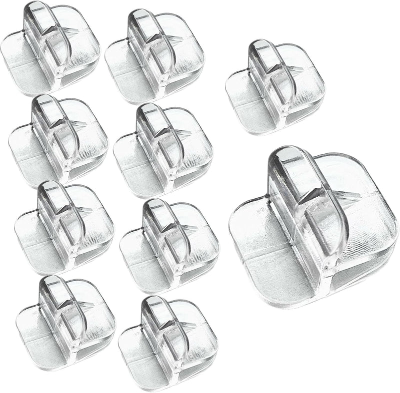 10 PCS Rimless Aquarium Clips for 1/8