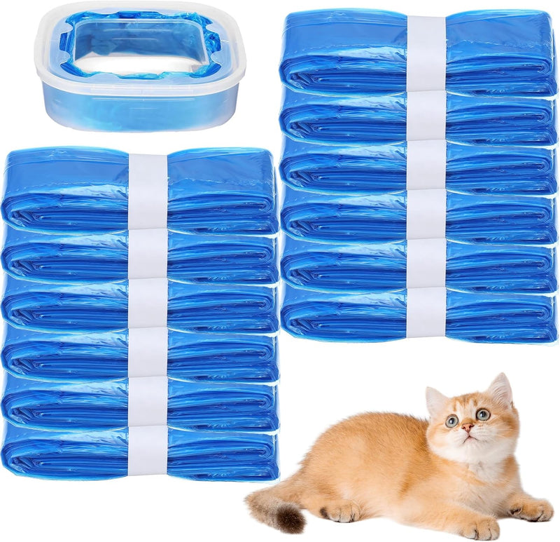 12 Pack Cat Litter Refill Bags, Enhanced Odor Generic Litters Refills Compatible with Standard, Plus, XL Pail(Not Includ