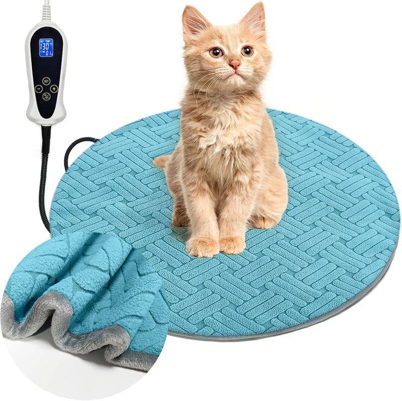 Cat Heating Pad with Smart Temperature and Timer Adjustable