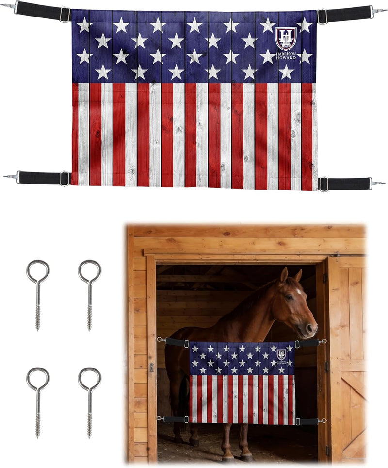 Harrison Howard 27'' x 19'' Stall Guard for Horses, with Fun Prints