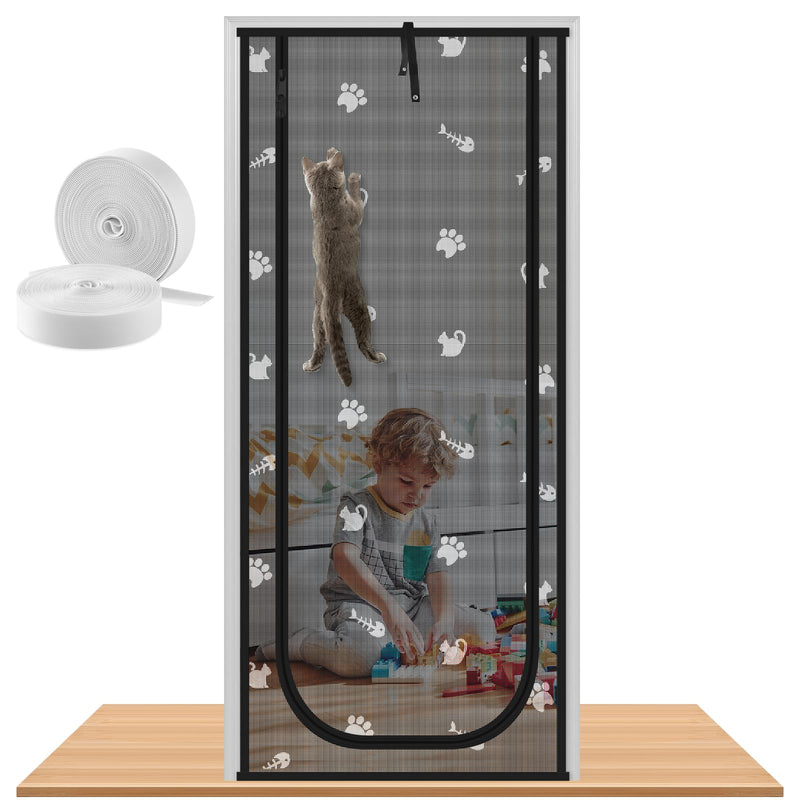 Morikey Cat Screen Door, Fits Door Size 30