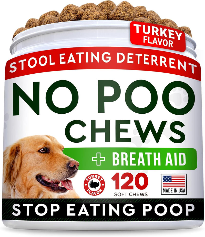 STRELLALAB No Poo Chews for Dogs - Coprophagia & Stool Eating Deterrent