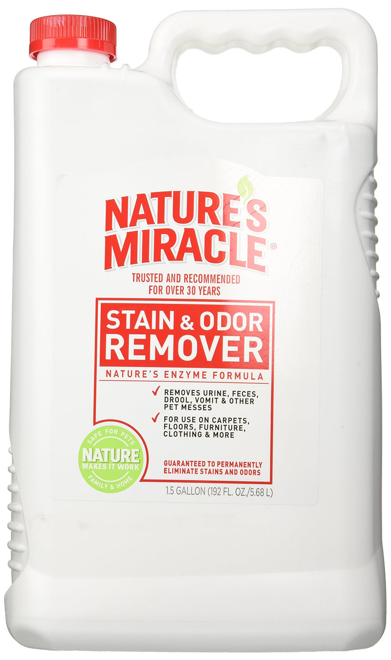 Nature's Miracle Pet Stain and Odor Remover, 1-1/2-Gallon