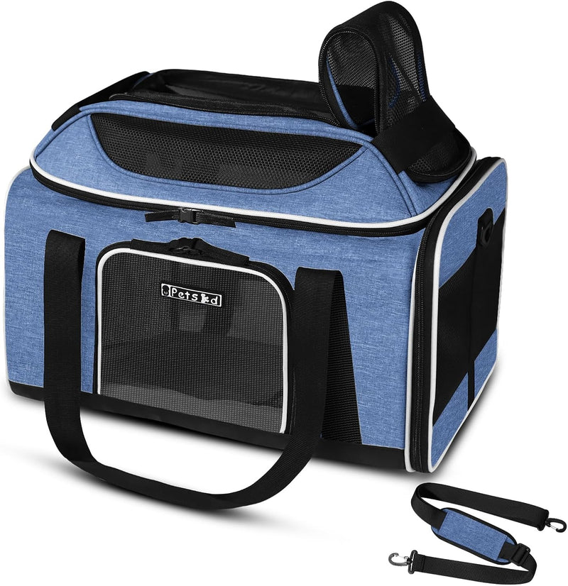 Petskd Top-Expandable Small Pet Carrier 18