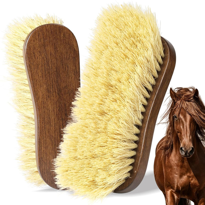 Natural Sisal Stiff Dandy Brush Horse Brush for Grooming Body