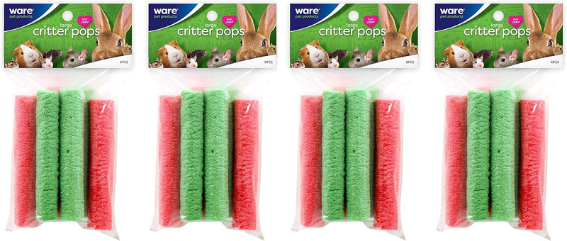 Ware Manufacturing Large Rice Pops Small Animal Treats, Pack of 4