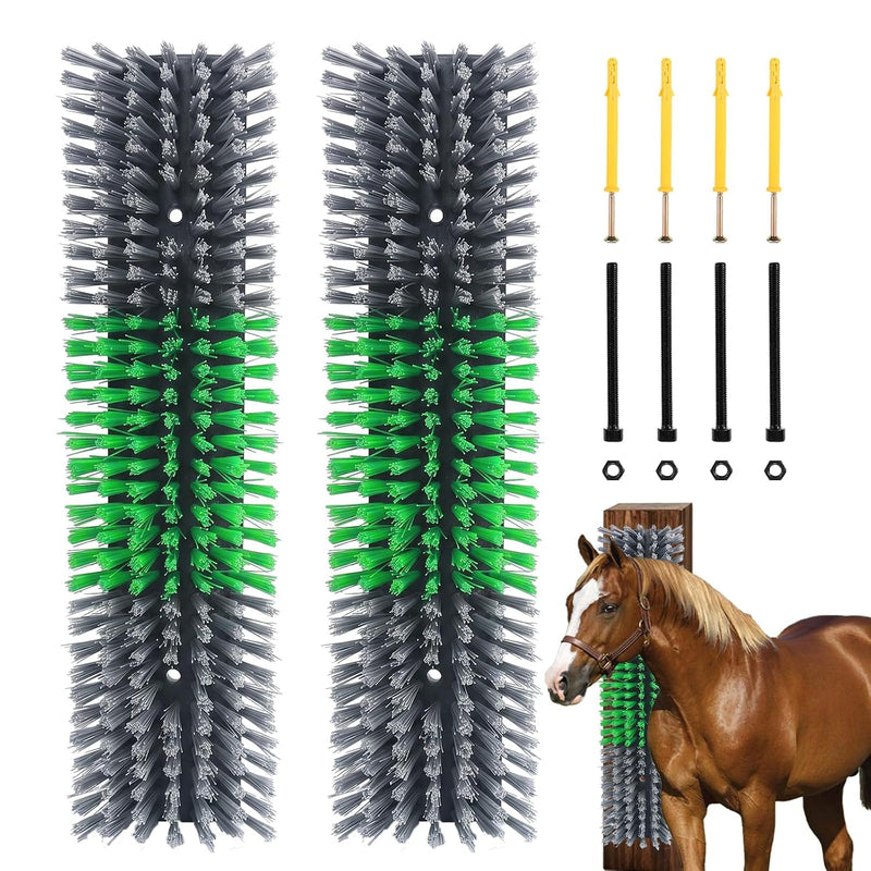 Livestock Scratch Brush for Cattle, Horses, Goats, Cow, Durable Scratching Brush, Massage Grooming Tool for Healthy Coat