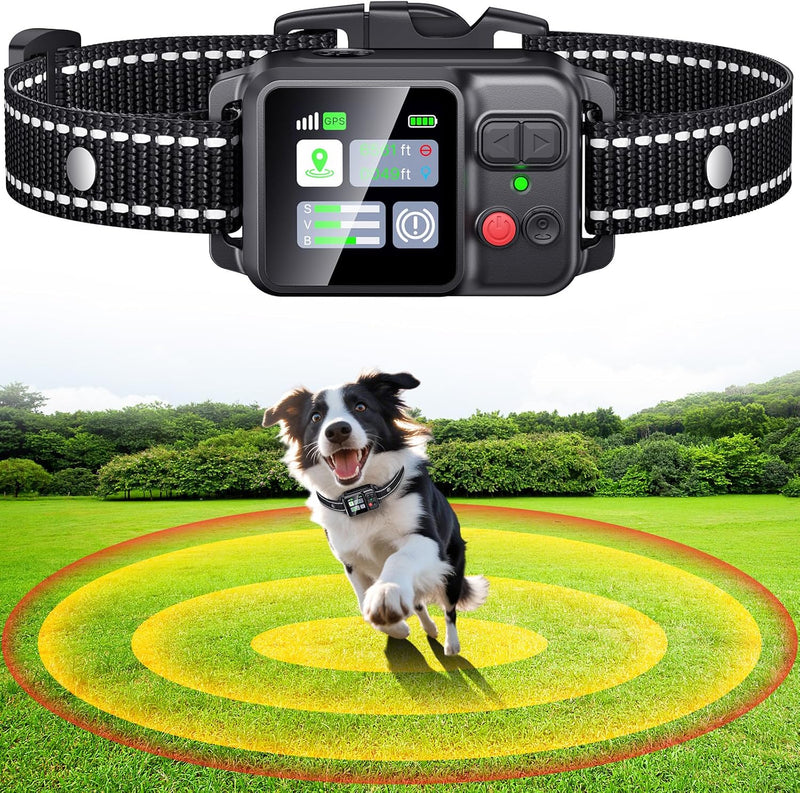 Wireless Dog Fence System, Dog Collar Electric Fence for Dogs