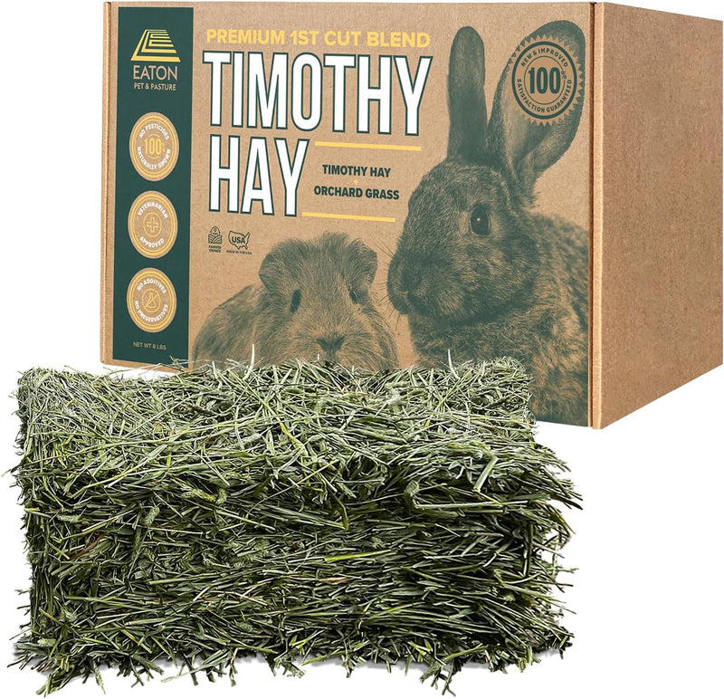 Eaton Pet and Pasture Naturally Grown, Premium, 1st Cut Blend, Western Timothy Hay Orchard Blend, Small Animal Food, Sus
