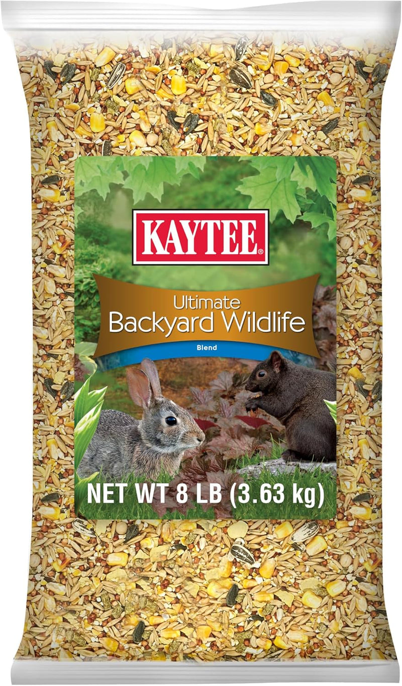 Kaytee Ultimate Backyard Wildlife Food for Wild Squirrels, Rabbits, Chipmunks, and More, 8 Pounds