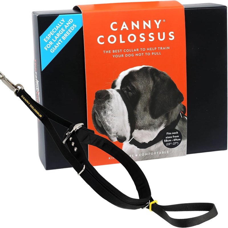 Canny Colossus No-Pull Dog Head Collar | Gentle & Humane Leash Training Aid for Large & Giant Breed Dogs | Stops Pulling