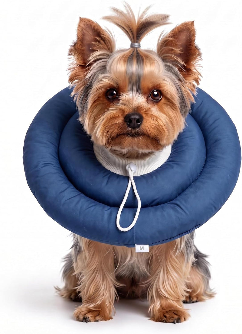 Soft Dog Cones, Recovery Dog Donut Collar After Surgery- Cone of Shame Alternative, Pet Elizabethan E-Collar Anti-Bite L