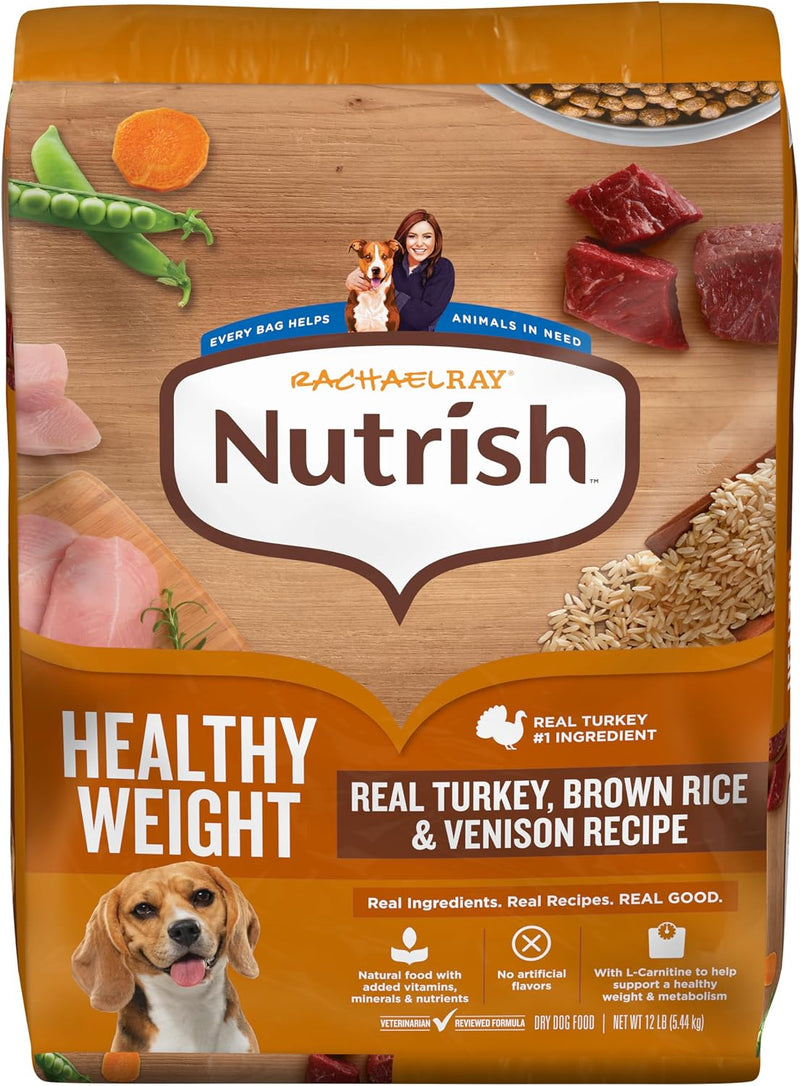 Nutrish Healthy Weight Dry Dog Food, 12 lb. Bag (Rachael Ray)