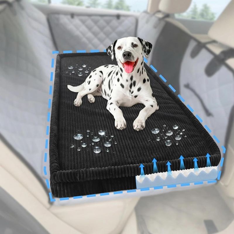Loiion Dog Car Bed, Non-Slip Backseat Extender Pet Mat 50
