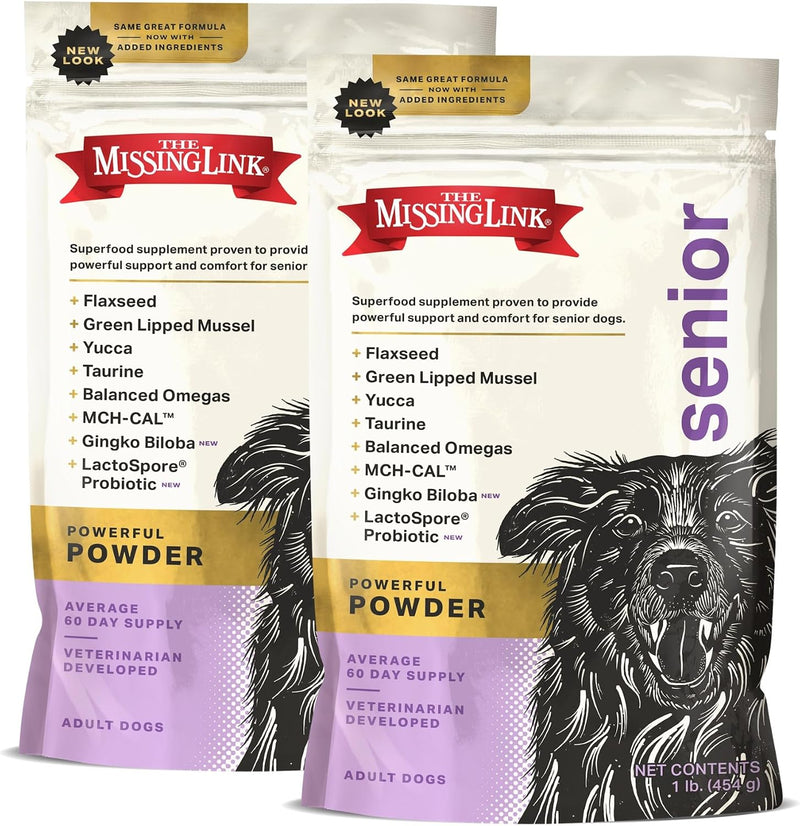 The Missing Link Senior Superfood Supplement Powder, Dogs, 1 lb (2pk)