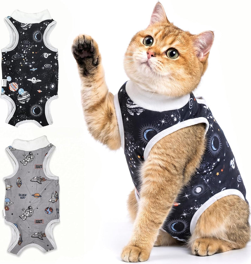 Avont 2-Pack Cat Recovery Suit for Spay Healing -Space M 2026 New