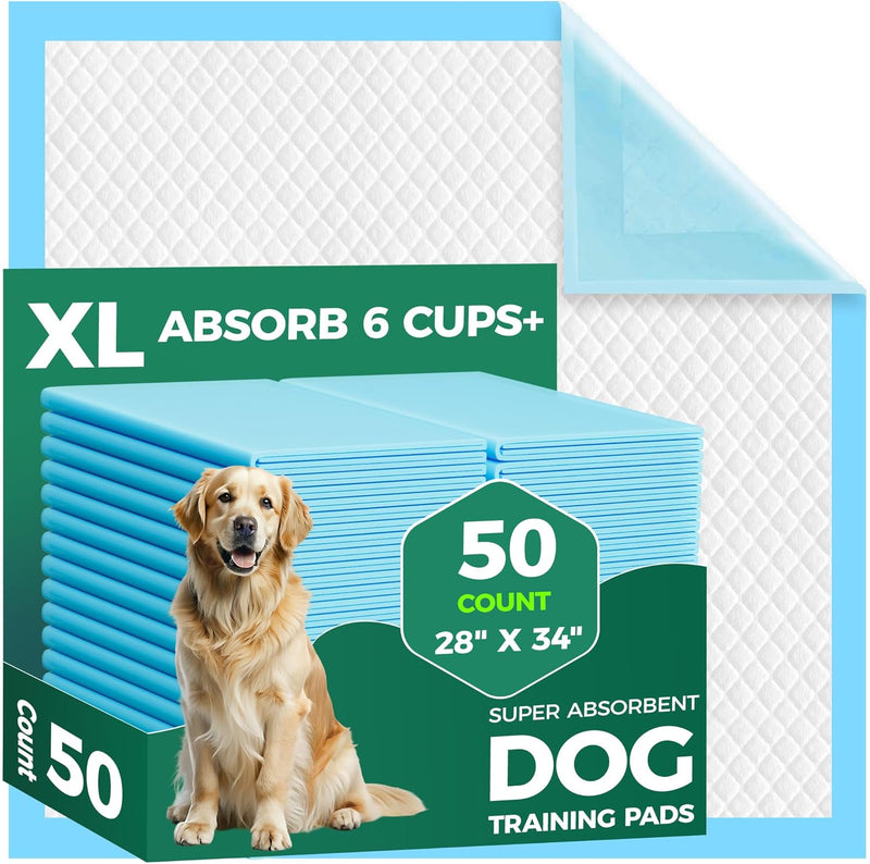 50 Count Dog Pee Pads Extra Large- 28
