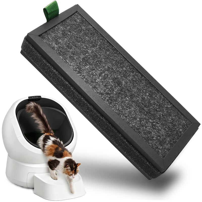 WECATION 1 Pack Replacement Activated Carbon Filter Compatible with PETLIBRO Luma Automatic Self Cleaning Litter Box