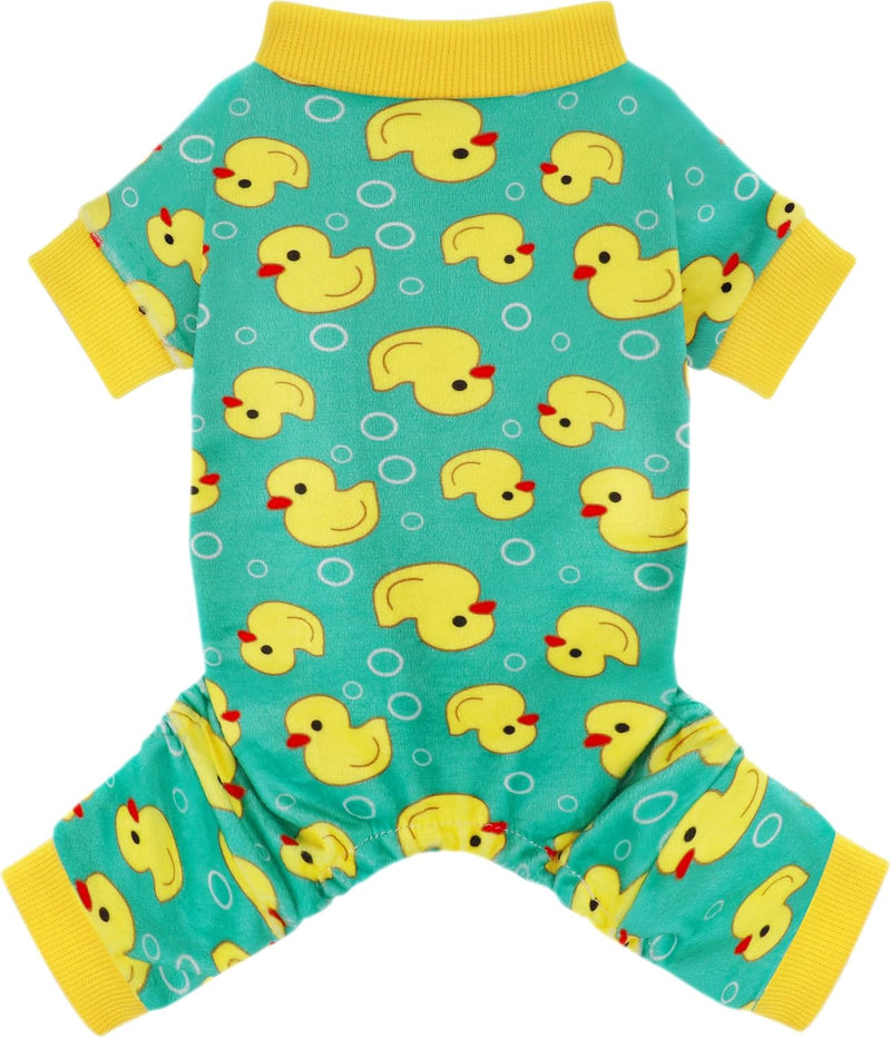 Paiaite Dog Pajamas Onesie: Comfortable Four-Legged Apparel for Small, Medium, & Large Dogs, Polyester Material for Comf