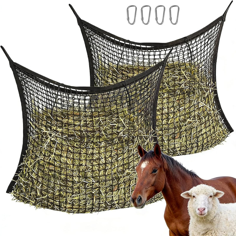 2PCS Slow Feed Hay Net for Horses, 1.5