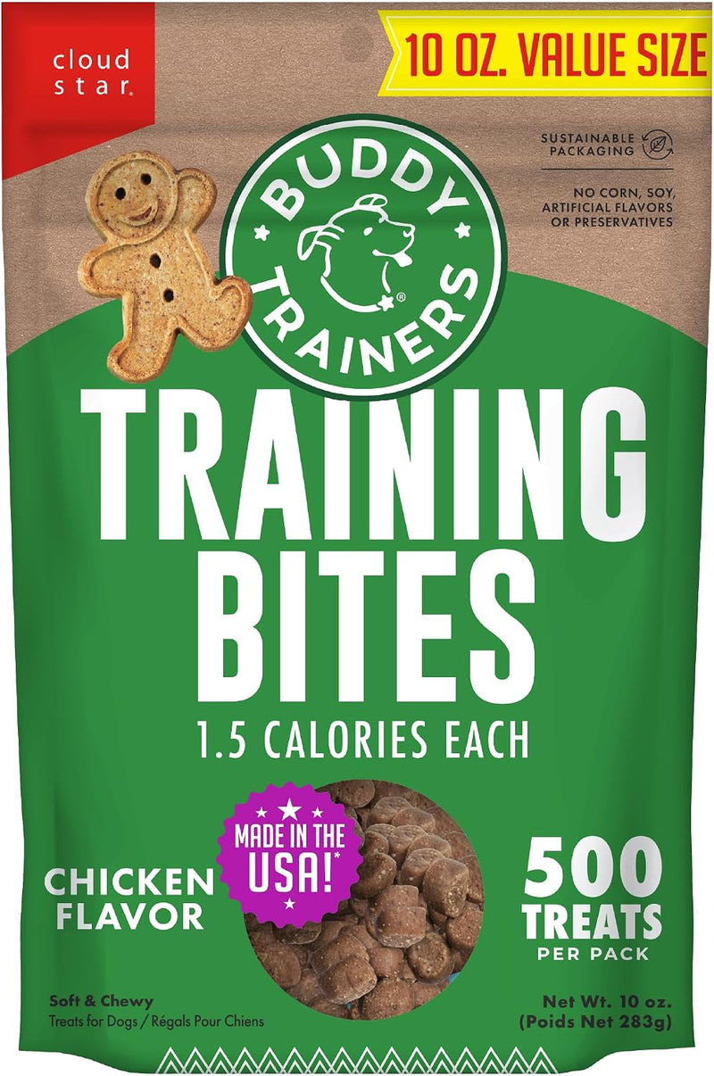 Buddy Biscuits Trainers Soft & Chewy Dog Treats, Chicken, 10 oz, 500 Treats