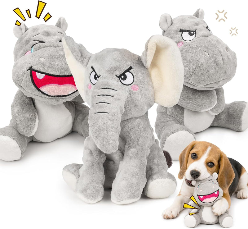 Stuffed Squeaky Dog Toys - Dogs' Favorite Companion for Play & Carry