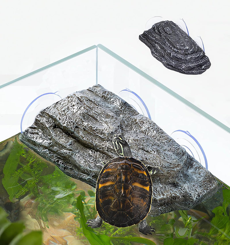 YZHZOM Turtle Basking Platform with Suction Cups, Floating Resting Terrace for Frogs, Terrapins and Tortoises