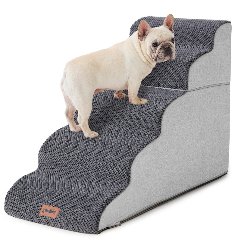 ZOMISIA Dog Stairs Ramp for High Beds Up to 25